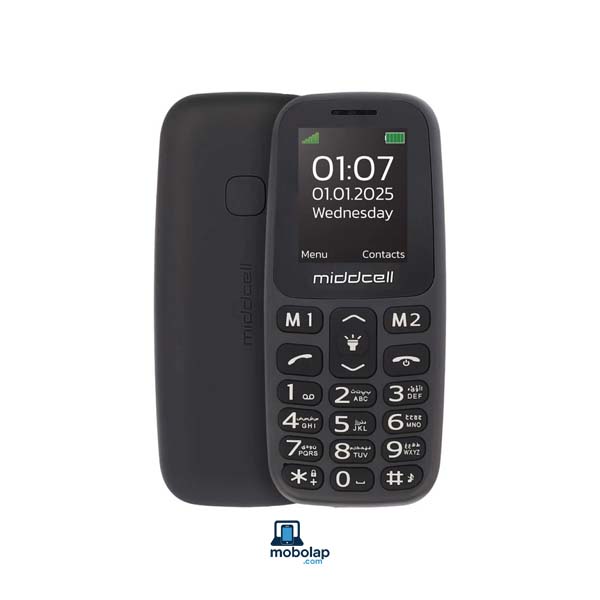 گوشی موبایل میدسل مدل M107 دو سیم کارت ظرفیت 32 مگابایت و رم 32 مگابایت گارانتی 2 ساله و 3ماه تعویض